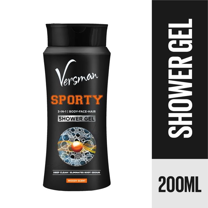 Versman 3-in-1 Body Face & Hair Shower Gel 200Ml