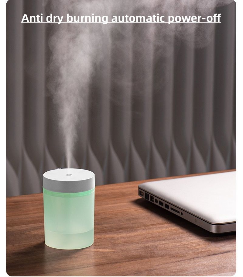 Mini Air Humidifier 260ML Aromatherapy Diffuser Portable Sprayer USB Essential Oil Atomizer LED Lamp