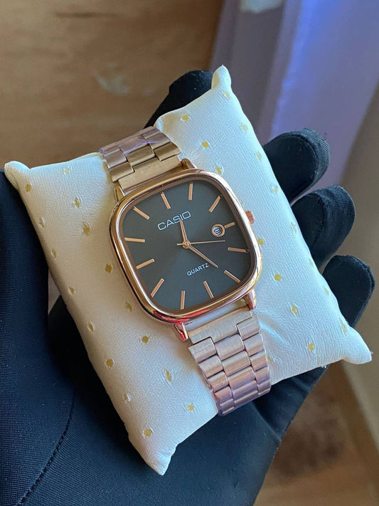 CASIO SQUARE UNISEX DATE DISPLAY WATER RESISTANT BATTERY POWERED CASIO BRANDED BOX ENQUIRIES