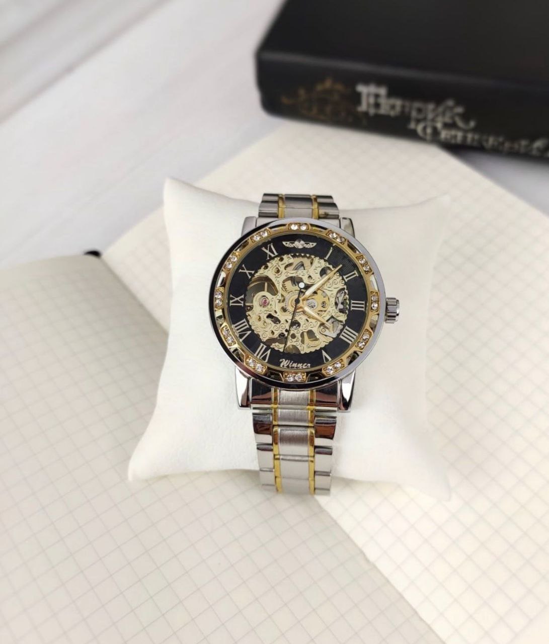 WINNER SKELETON AUTOMATIC WATCH +BOX