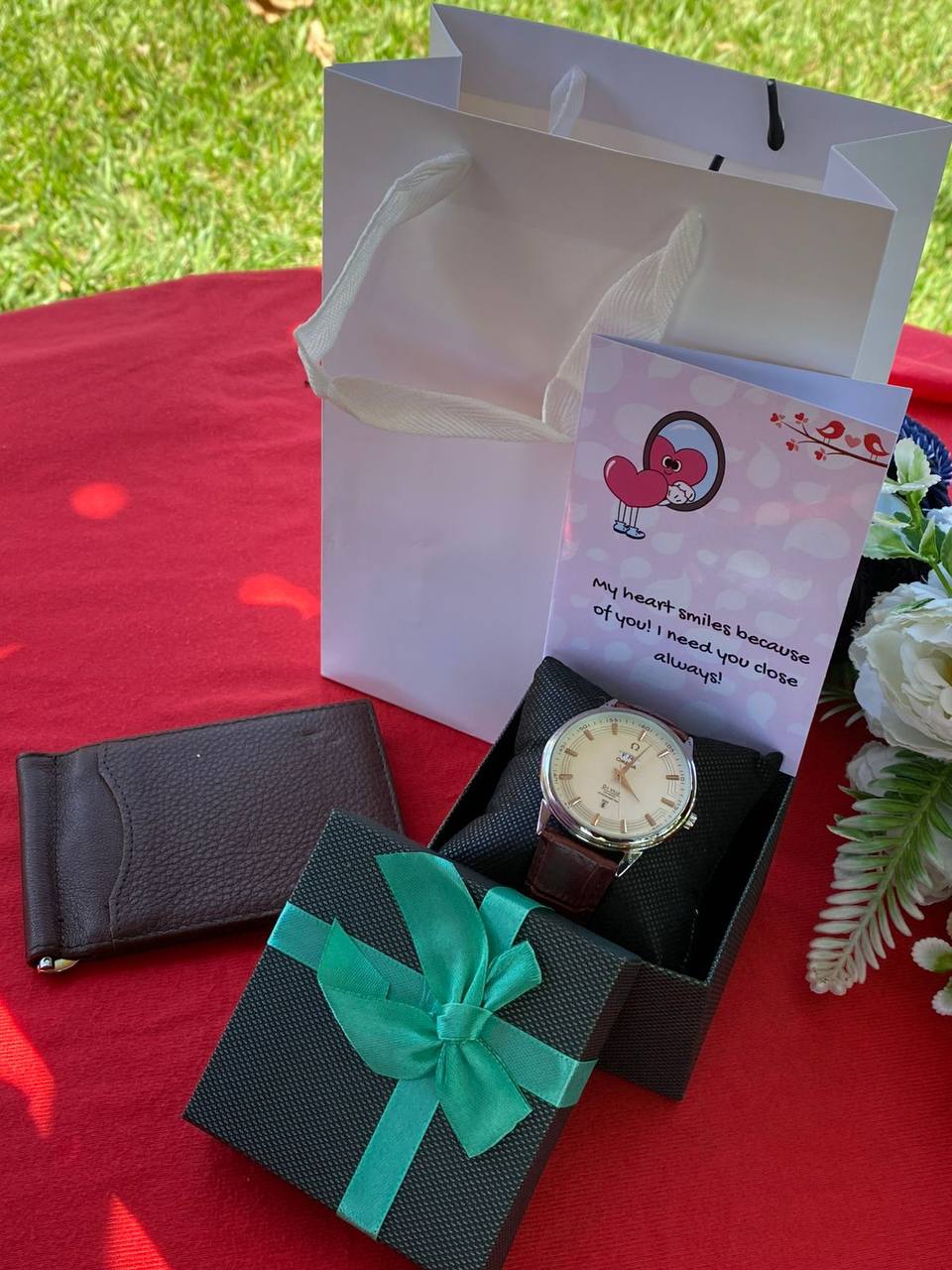 MEN VALENTINES SALE � MONEY CLIP WALLET LEATHER MEN WATCH BOX GIFT CARD GIFT BAG ENGRAVING SERVICES AND ENQUIRIES