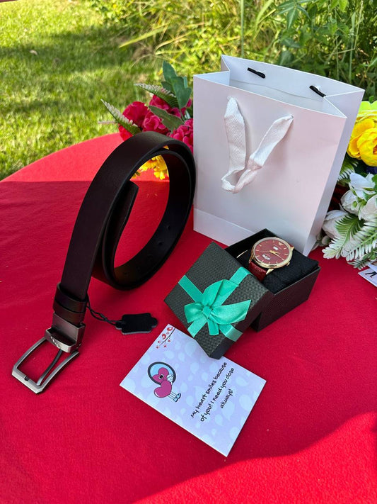 MEN VALENTINES SALE � DOUBLE SIDED BELT LEATHER MEN WATCH BOX GIFT CARD GIFT BAG ENGRAVING SERVICES AND ENQUIRIES