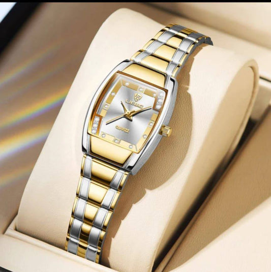 LIEBIG LADIES L8818 WATER RESISTANT BATTERY POWERED NON FADE STEEL POLISH AND ENQUIRIES