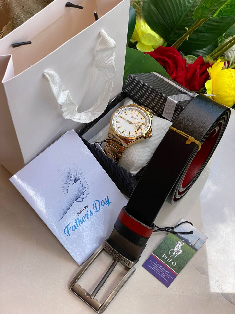 FATHERS DAY GIFT ROLEX SET CASIO WATCH X BOX MONEY CLIP WALLET CARD & BAG WE ENGRAVE GIFTS AND ENQUIRIES