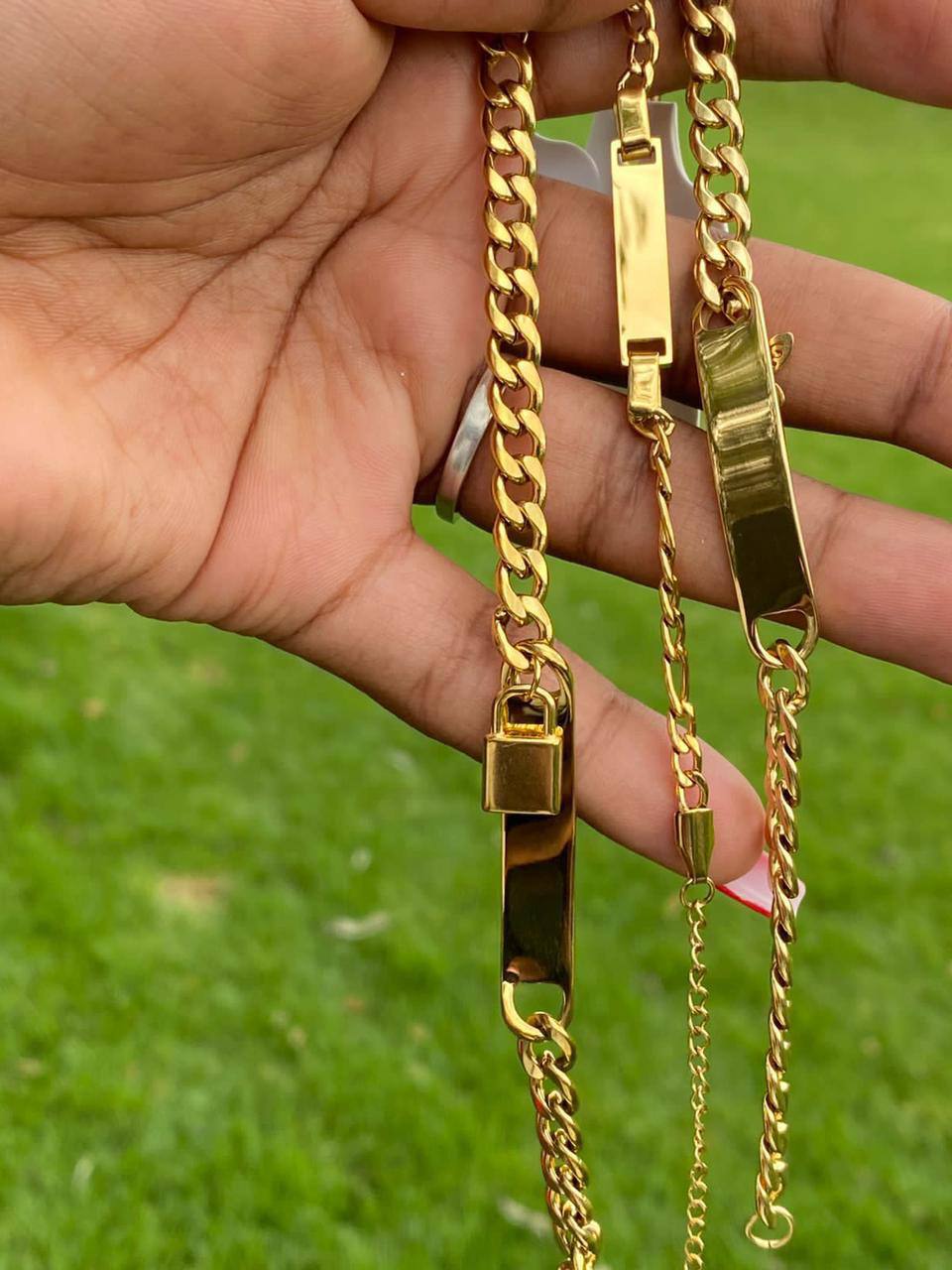 ENGRAVABLE LADIES BRACELETS STAINLESS STEEL GOLD ONLY ENQUIRIES