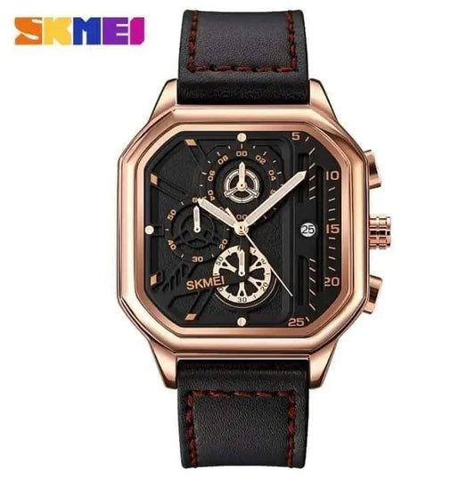 SKMEI GENTS WATCH 1963 CHRONOGRAPH MOVEMENT DATE DISPLAY BATTERY POWERED WATER RESISTANT