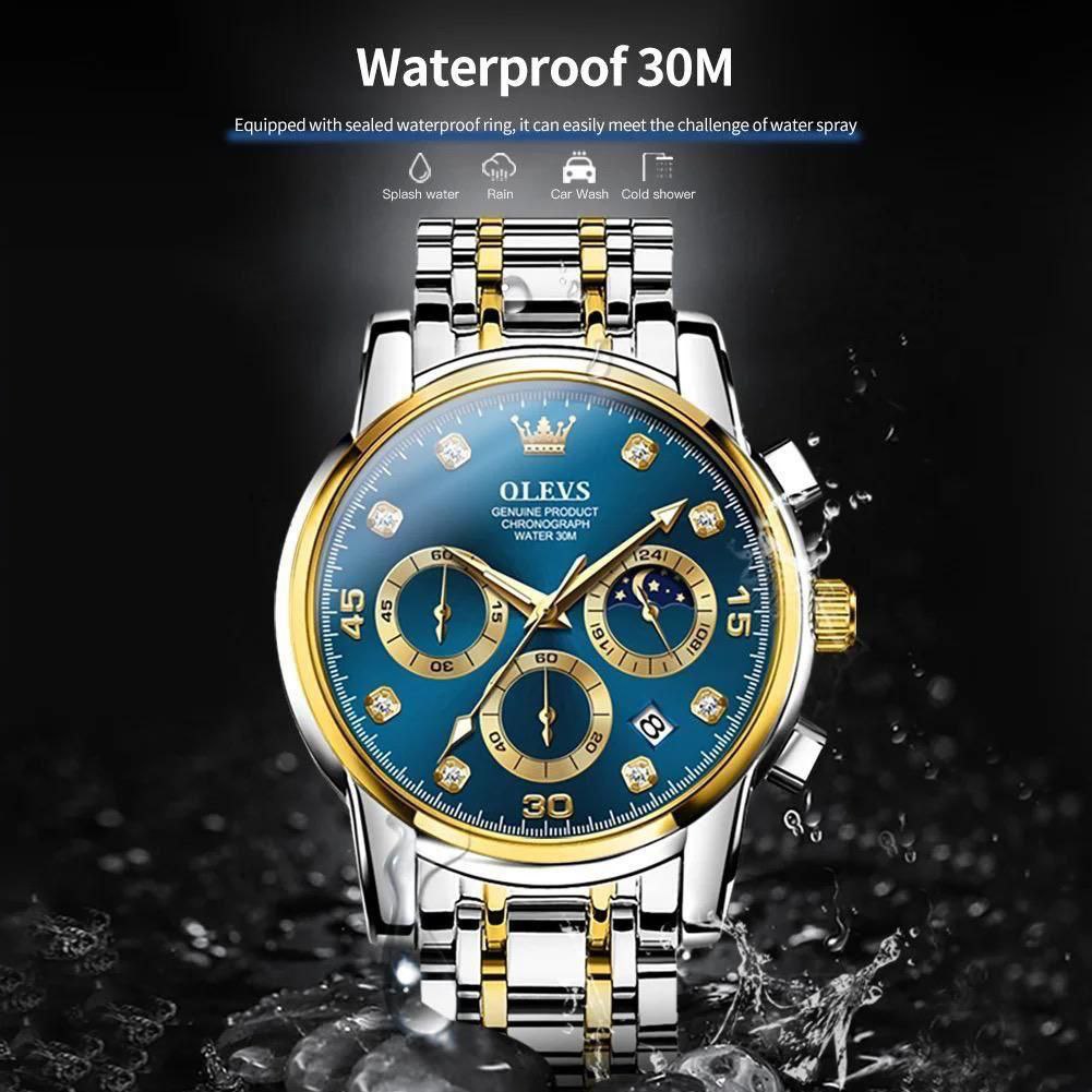 OLEVS 2889 CHRONOGRAPH STAINLESS STEEL