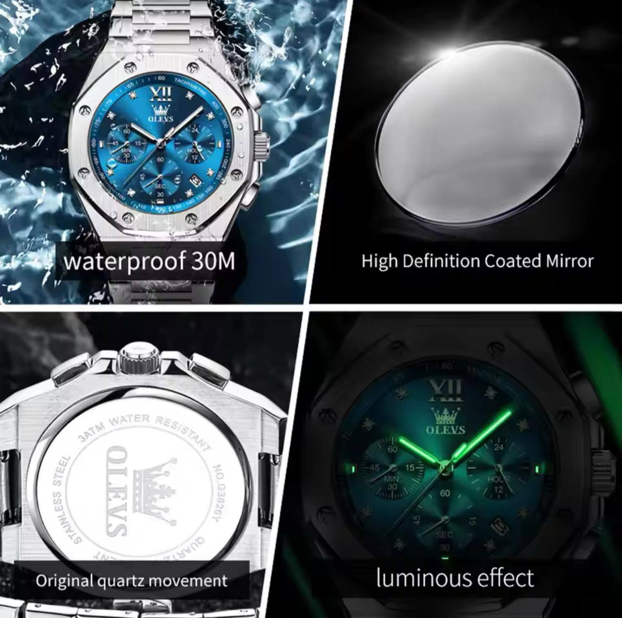 OLEVS CHRONOGRAPH MEN WATCH