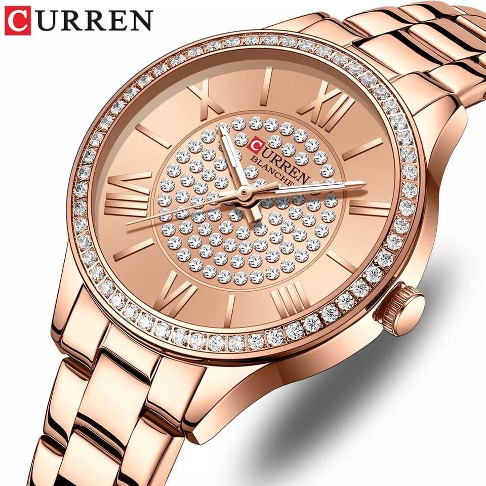 CURREN LADIES 9084 ROSE GOLD SILVER