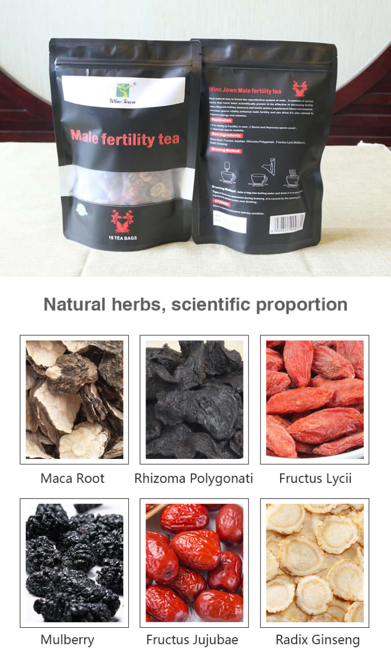 Wins Town Male Fertility Tea Natural Vitality Stamina Drive Energy Boost