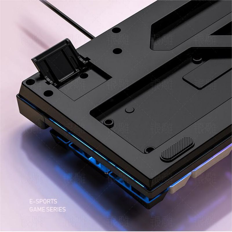 Keyboards Gaming Wired Keyboard Simple Personality All Match Color Luminous Mechanical Feel Desktop Laptop Accessories