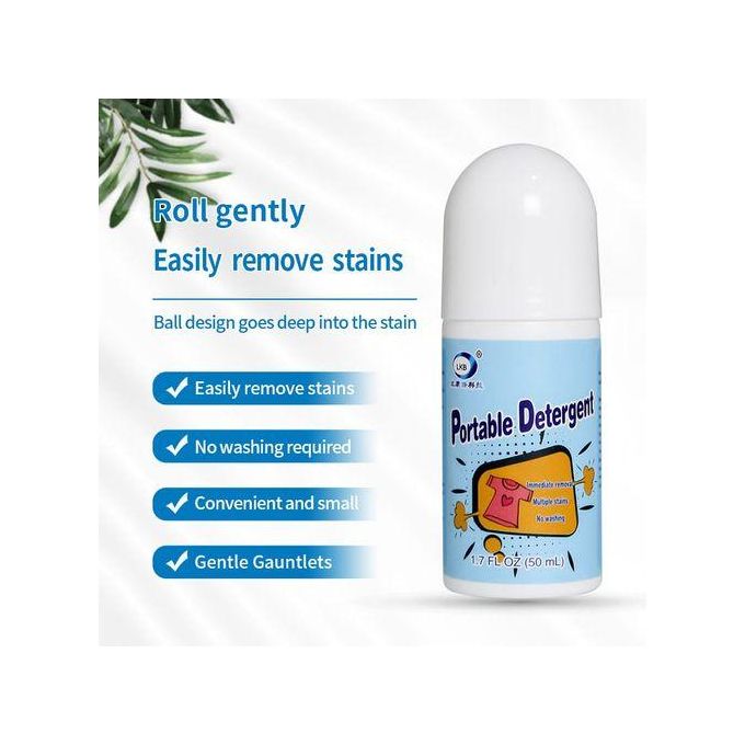 Portable Clothing Stain Remover Roller Detergent