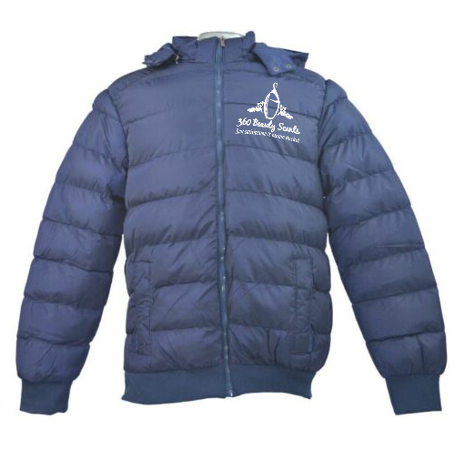 long sleeved puff jacket