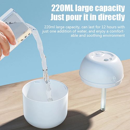220ML Air Humidifier Home USB Bottle Aroma Essential Oil Diffuser LED Backlight For Home Car USB Fogger Mist Maker with LED Night Lamp 2023 Mist Maker Refresher