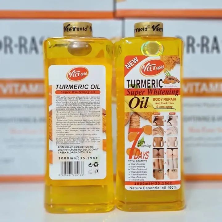 VEET GOLD Turmeric Supper Whitening Oil 1000ml