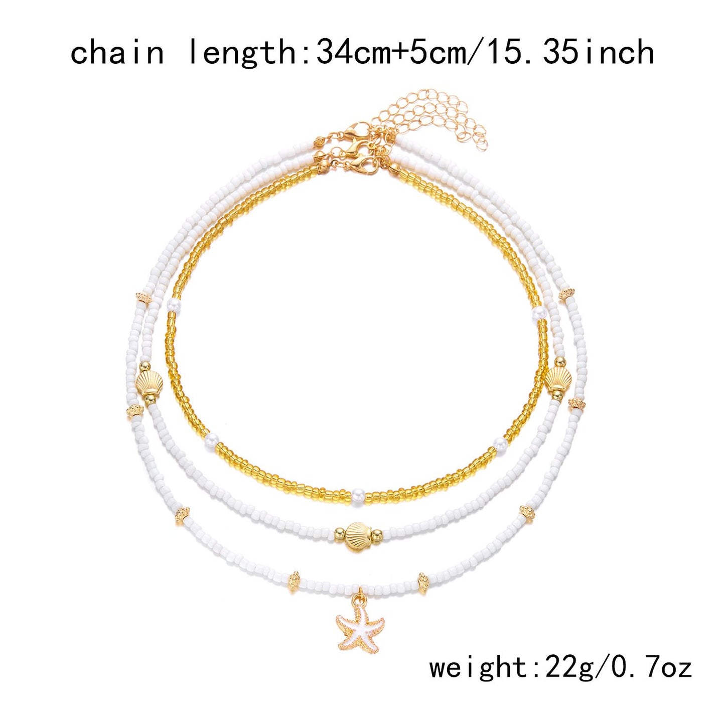 beads necklace woman multilayer beads necklace pendant necklace for woman jewerly accessories