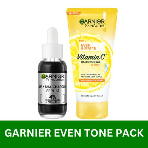 【Discounted】Garnier Charcoal Serum + Even & Matte UV Protection SPF 30
