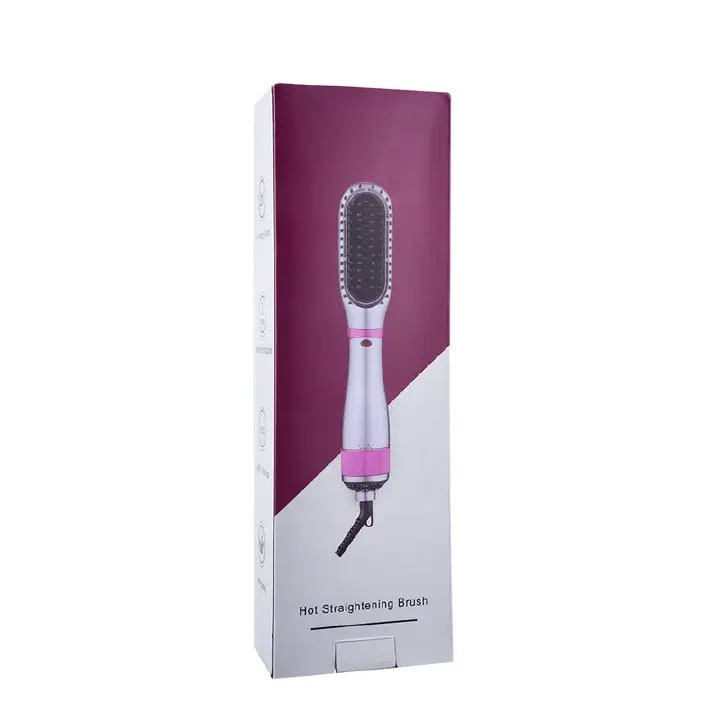 Hair Dryer Brush 350W Hair Brush Low Noise 180 ℃ 3 Speed Anti Scald Design Negative Ion Hair Styling Tools Multifunctional Electric Hot Air Blow Combs Tourmaline Ceramic Hair Dry Brush