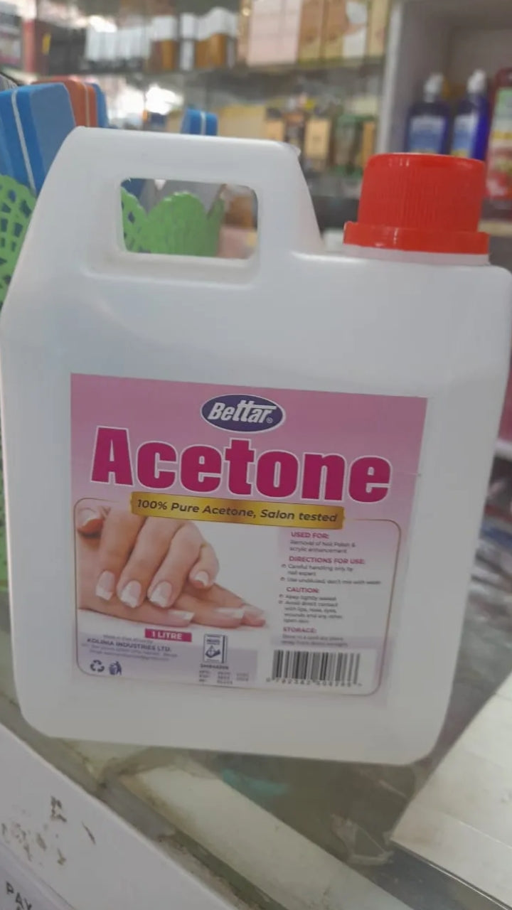 Bettar Pure Acetone Nail Polish Remover - 1 litre