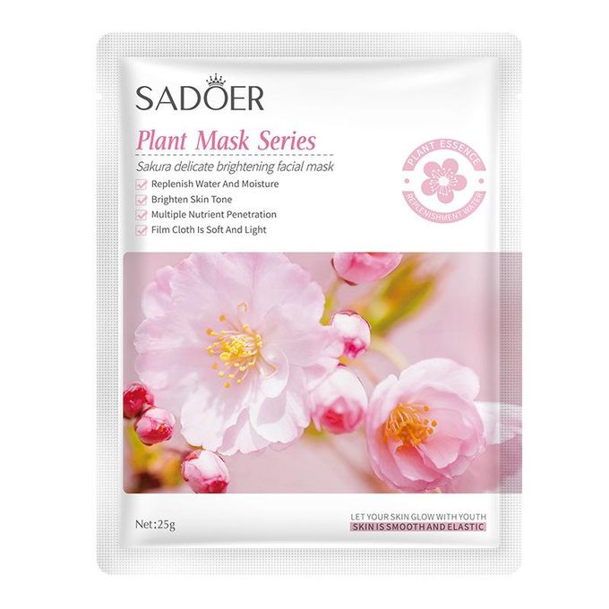 Sakura delicate brightening Facial Sheet Mask Tissue Face Mask Fruit Extract Moisturizing