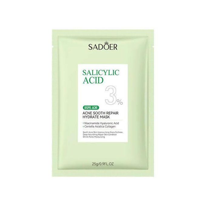 Salicylic acid 3cial sheet masks -6pcs