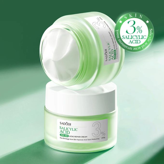 Salicylic Acne Removing Moisturizing Hydrating Acid cream ,Helps in Acne Removing And Brightening Repairing Face