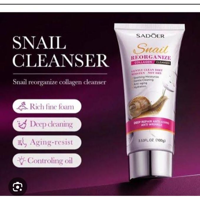 Snail Reorganise Collagen Face Cleanser