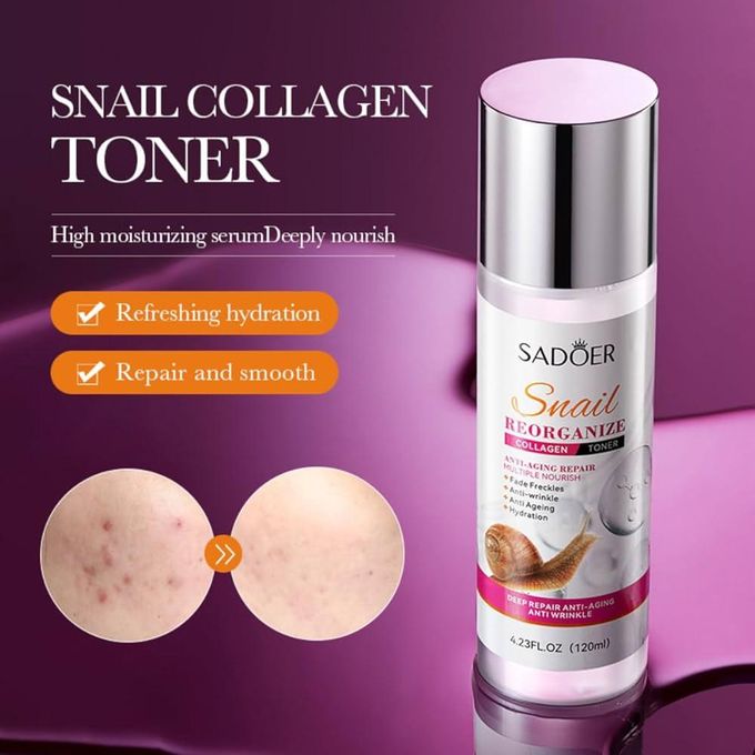Snail reorganise face toner