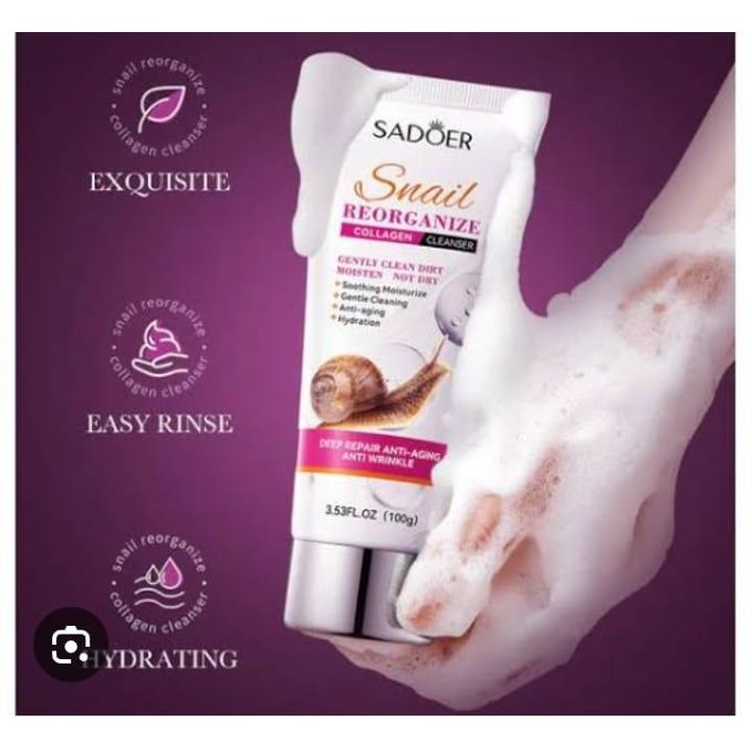 Snail Reorganize Collagen Face Cleanser -100g