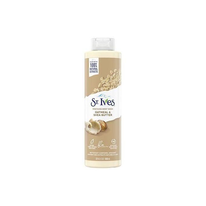 Soothing Body Wash for dry skin -Oatmeal & Shea Butter Made with 100% Natural Extracts 650 ml