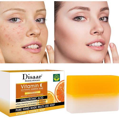 Disaar Vitamin C Essence Soap With Hyaluronic Acid -100g