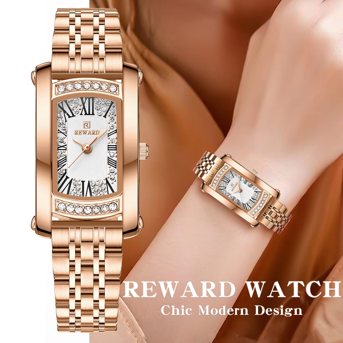 Square Watches For Her – Quartz Watches for Her