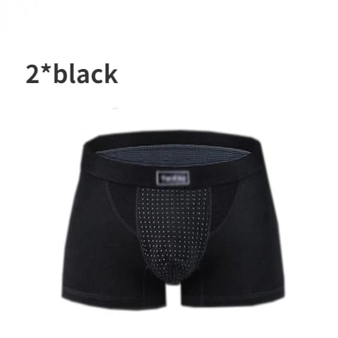 2pcs/pack Men's Boxer Briefs Magnetic Therapy Health Panties 63 Magnet Reinforced Boxer Briefs Underwear Shorts Energy Field Therapy Men'S Long-Lasting Underwear L XL XXL XXXL 4XL 5XL Briefs