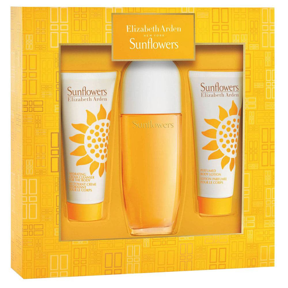 Sunflowers Women EDT 3 Piece Gift Set With BL & BC