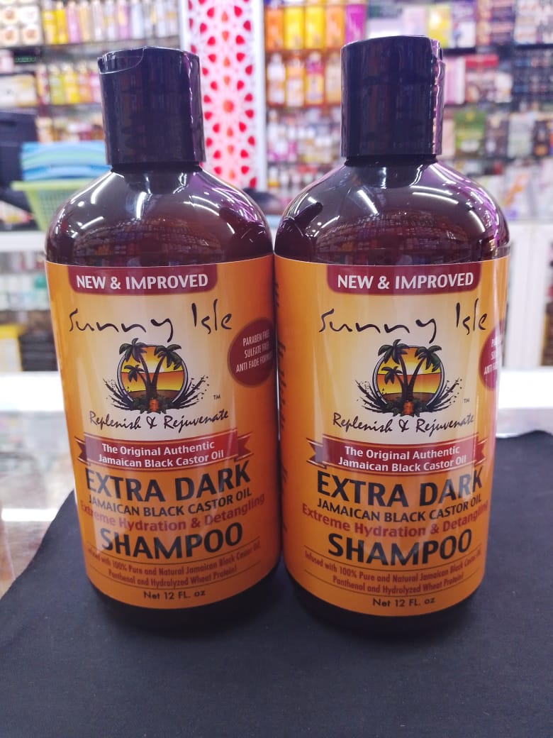 Sunny Isle Extra Dark Jamaican Black Castor Oil hydrating detangling shampoo