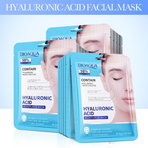 New Arrivals 8Pcs Collagen Face Mask Anti-wrinkle Retinol Hyaluronic Acid Firming Facial Masks Hydrating Anti-aging Repair Brightening Moisturizing Face Mask Facial Skin Care
