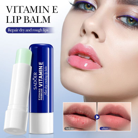 Evening Primrose Vitamin E Lip Balm – Prevents Chapping and Moisturizes Lips for Fall and Winter