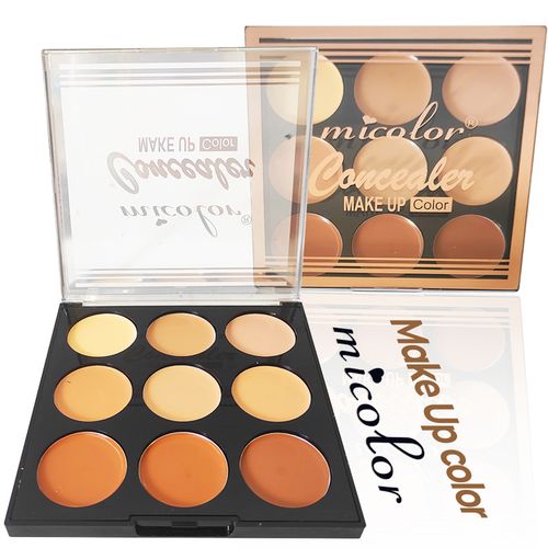 Micolor Concealer Make Up 9 Shade Color Palette