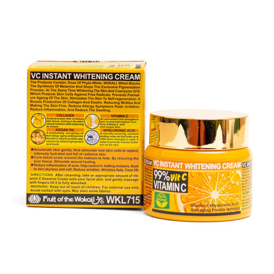 Vitamin C Whitening Cream Anti-aging Freckle Removing Brightening with Hyaluronic Acid - Fruit of the Wokali