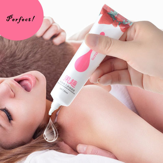 New Water Based Sex Lube Long Lasting Water Soluble Fruity Lubricant Edible Massage Body Oil Compact Anal Anus Gel Adult Toys for Sex for Women Male Couple Masturbation Fluid for Girlfriend Wife