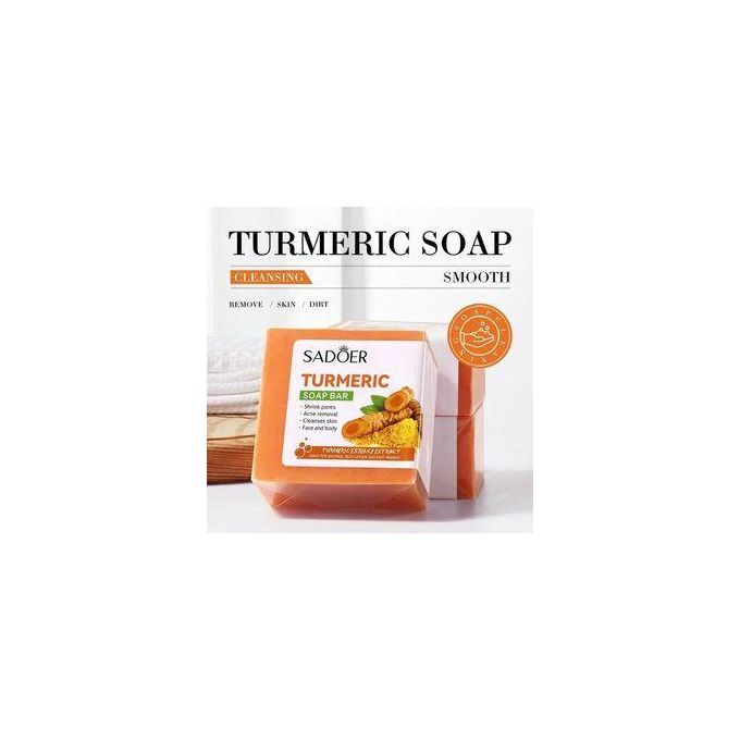 Turmeric Anti Acne Soap,Tend Skin Moisturizing Deep Cleansing Face and Body Tumeric Soap