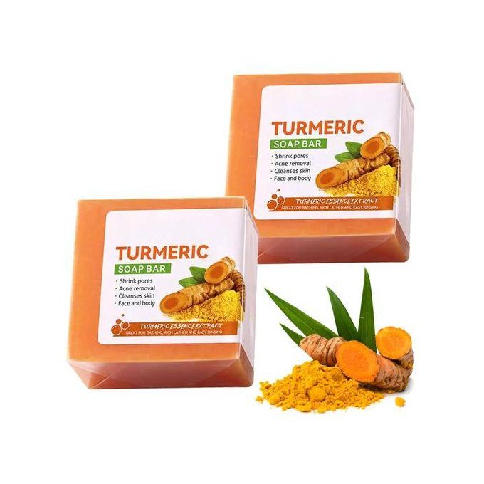 Turmeric Anti Acne Soap,Tend Skin Moisturizing Deep Cleansing Face and Body Tumeric Soap