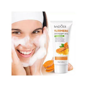 Turmeric Face Wash,Turmeric Facial Cleanser,Foaming Facial Cleanser,Deep cleansing of facial skin,Turmeric Foaming Cleanser for All Skin