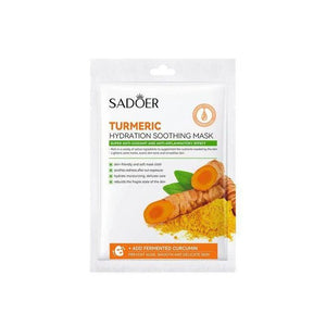 Turmeric Hydration Soothing + Add Fermented Curcumin Prevent Acne, Smooth And Delicate SkinFacial Mask