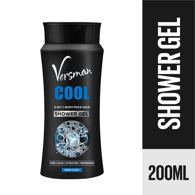 Versman 3-in-1 Body Face & Hair Shower Gel 200Ml