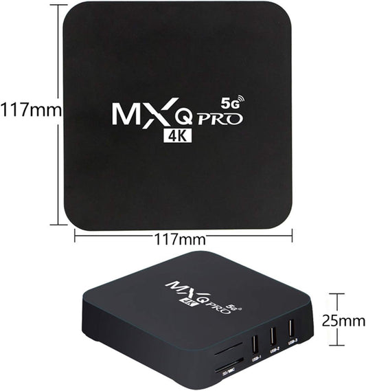 Android Tv Box Mxq Pro 32bits Quad Core 1.46Ghz(Cortex-A7) Smart Tv Box Support 4k 3d Wifi 2.4ghz Stunning 4K Ultra HD Resolution Support H.265 Video Decoding for Smoother Streaming