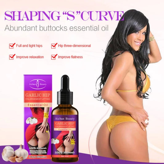 Aichun Beauty Garlic Hip Enlargement Lifting Essential Oil Butt & Hips Lift Up Ass Buttocks Enhancing Big Butt Firm Figure Enlarging Essential Oil