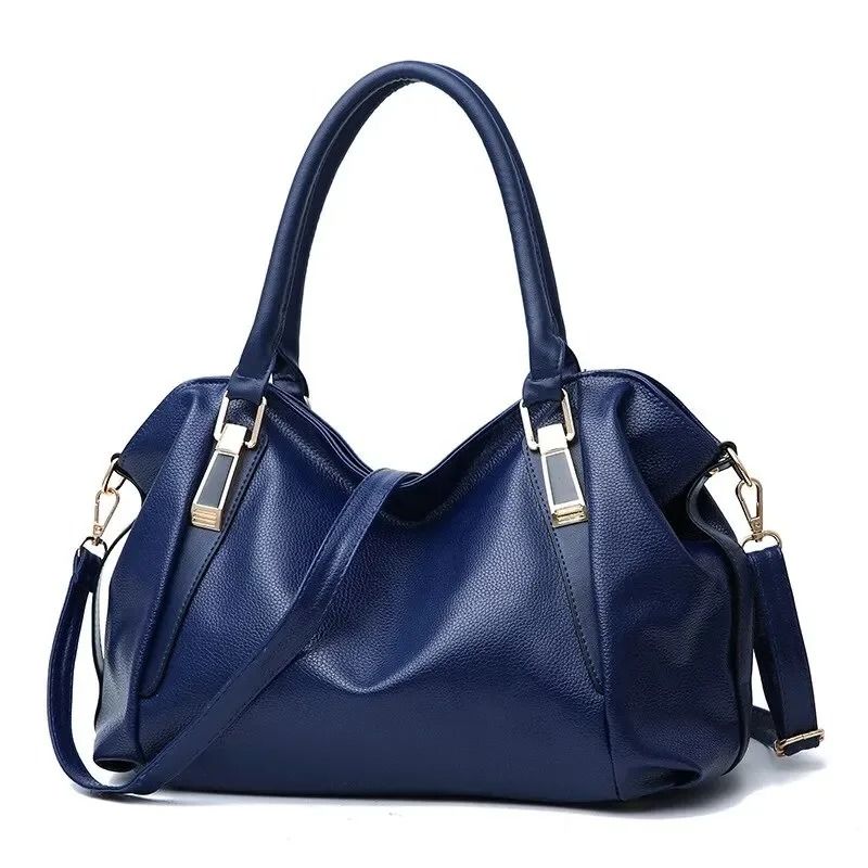 Women's bag Female Shoulder bag Handbag for women Crossbody bag new Casual fashion soft bags large capacity oblique body handbag Solid Color blue black