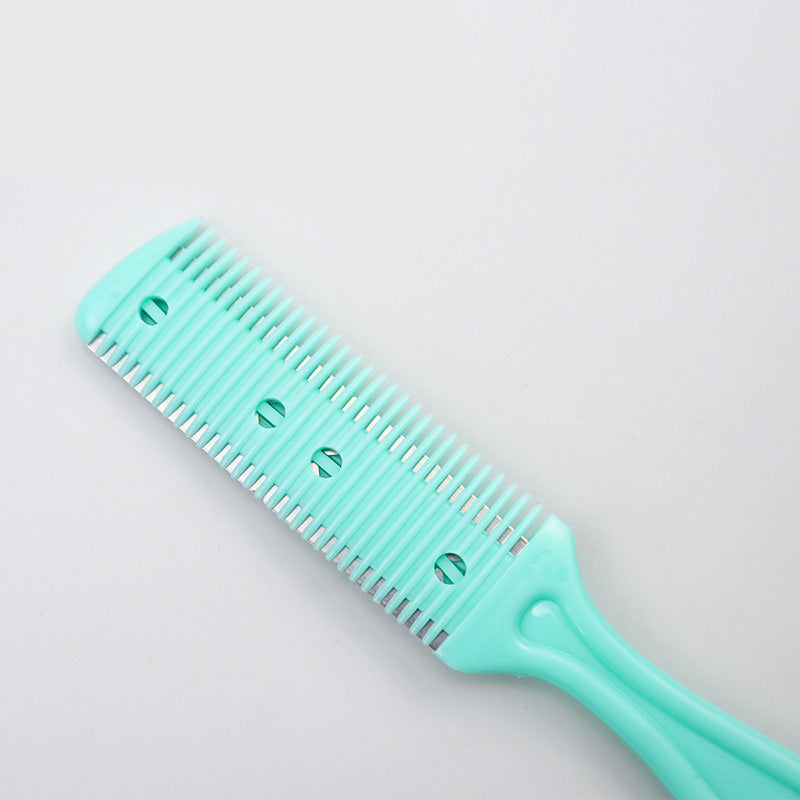 New Arrival Hair Cut Styling Barber Scissor Razor Magic Blade Comb Hairdressing Tool Kit 1PCS Top Quality Double-Sided Knife Hair Scissors