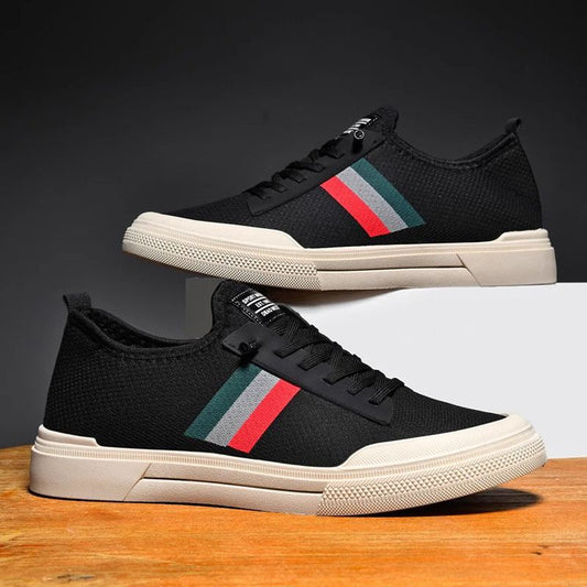 Men's casual clothes single shoes boys loafers students running shoes Dad sports shoes driving shoes espadrille shoes flats black